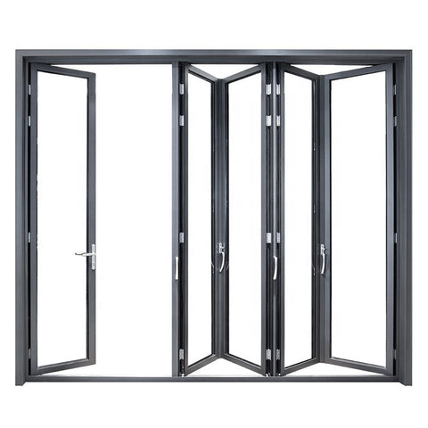 Warren vertical folding windows and doors aluminum picture doors sound proof accordion doors