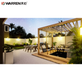 Warren 10x14 roofed pergola with patio aluminum canopy gazebo
