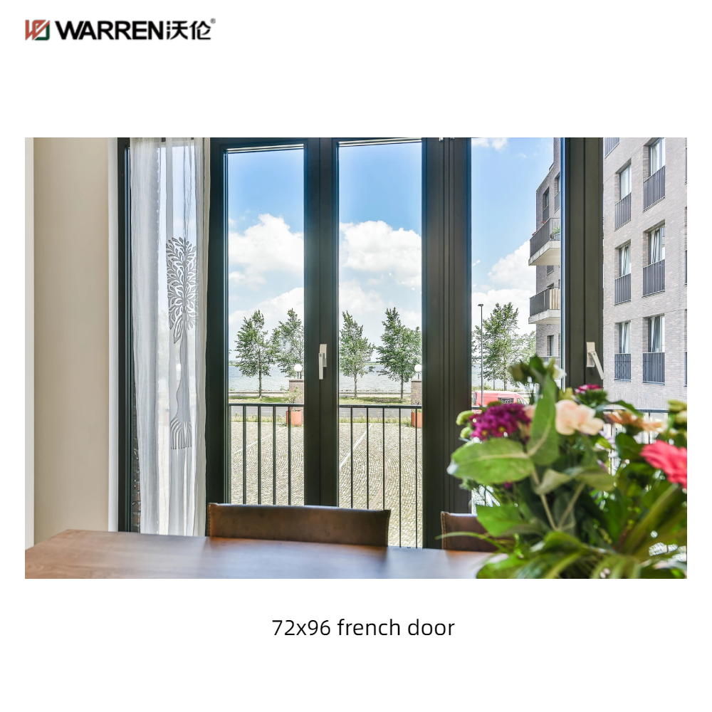 Warren 72x96 Interior French Doors Internal Double Doors with Glass