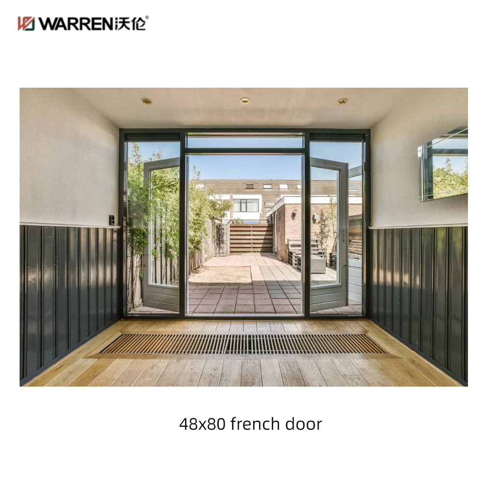 Warren 48x80 Double French Doors Aluminium Internal Double Doors