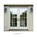 Warren 60x96 Exterior Double French Door With Modern Indoors Glass Double Doors