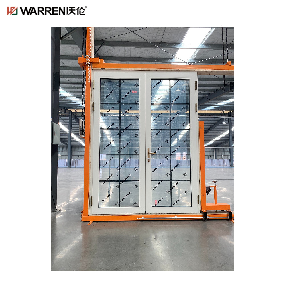 Warren 5 ft Wide Exterior French Doors With Black Interior French Doors