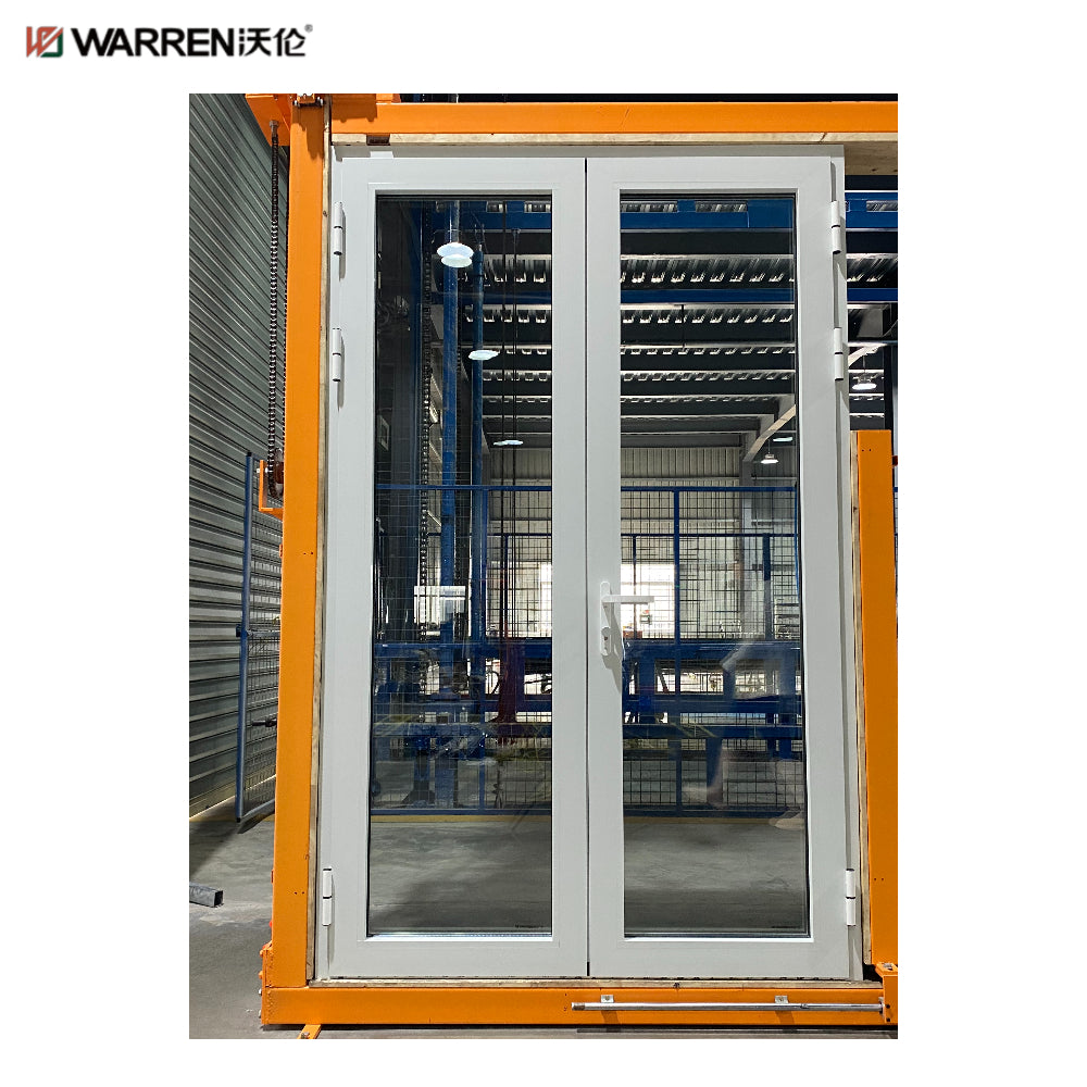 Warren 64x80 Interior Double Glass French Doors With White French Doors Interior