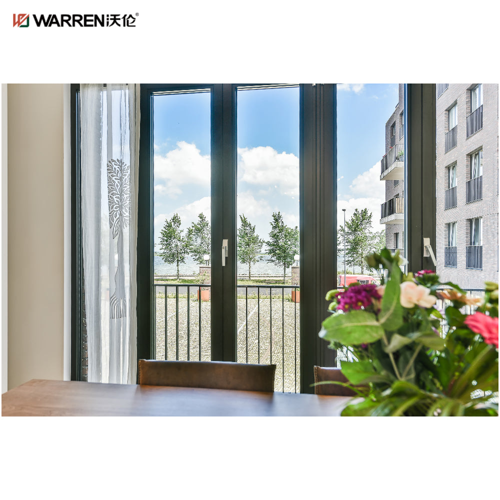 Warren 8ft Modern Interior Glass French Doors Double Doors Living Room