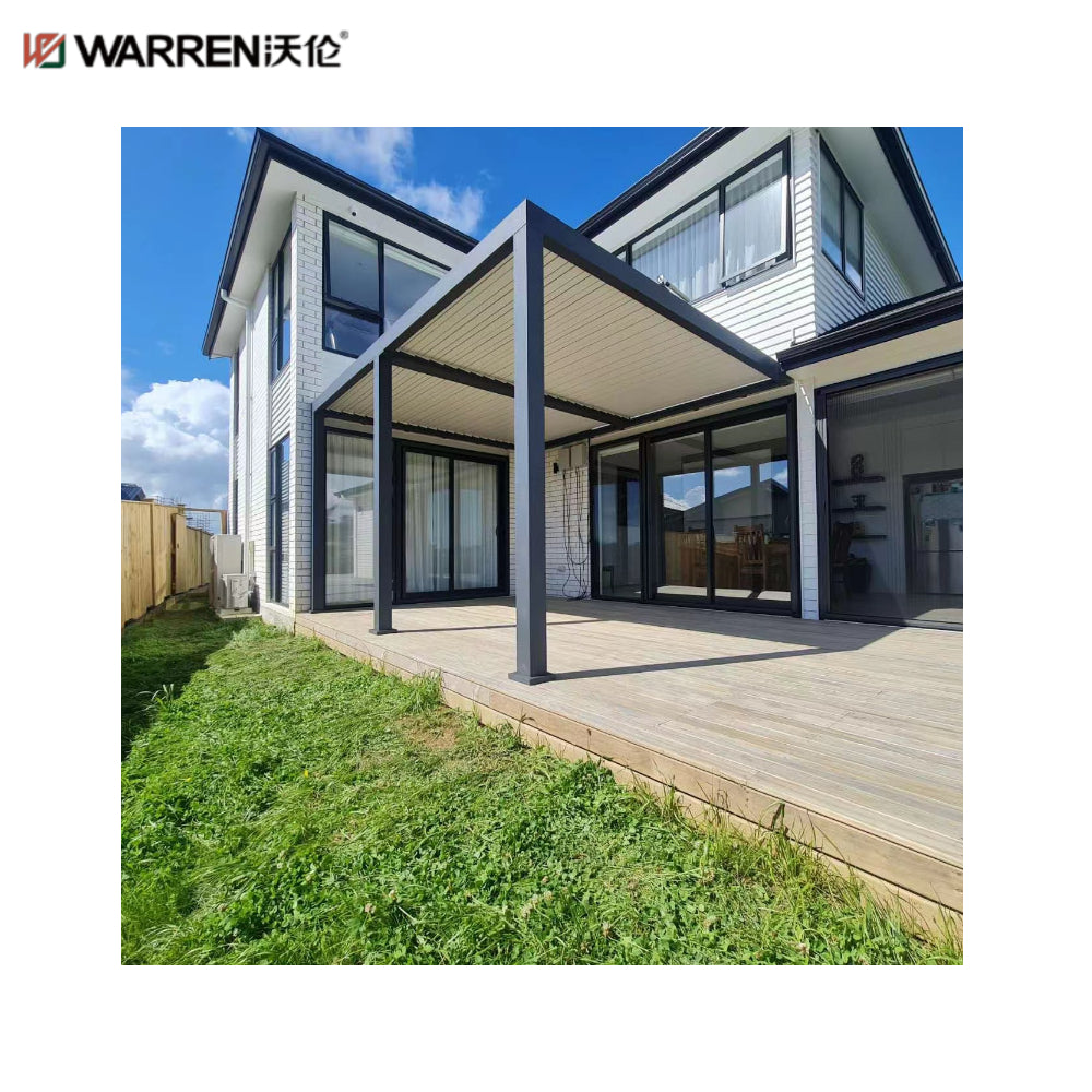 Warren 12 x 16 Gazebo with Aluminum Alloy Outdoor Shades for Pergola