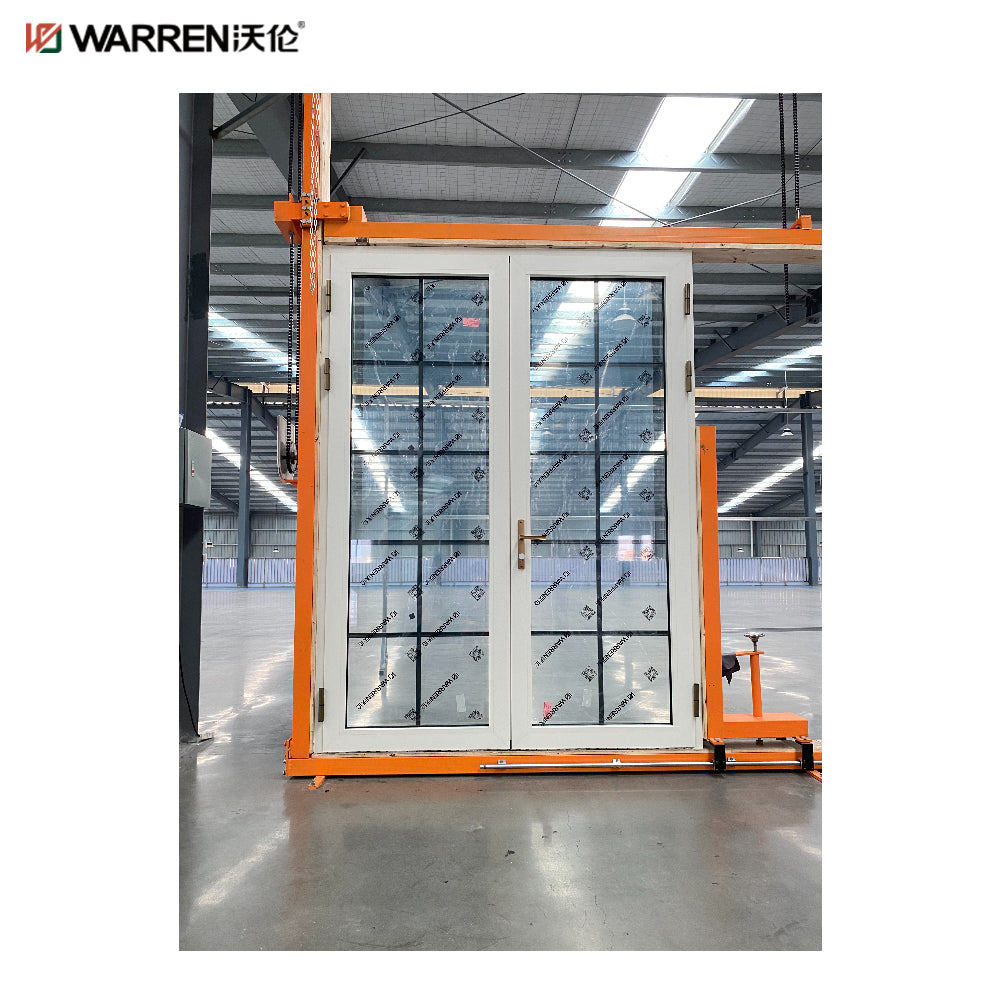 Warren 36 inch Interior Double French Doors With Indoor Glass Double Doors