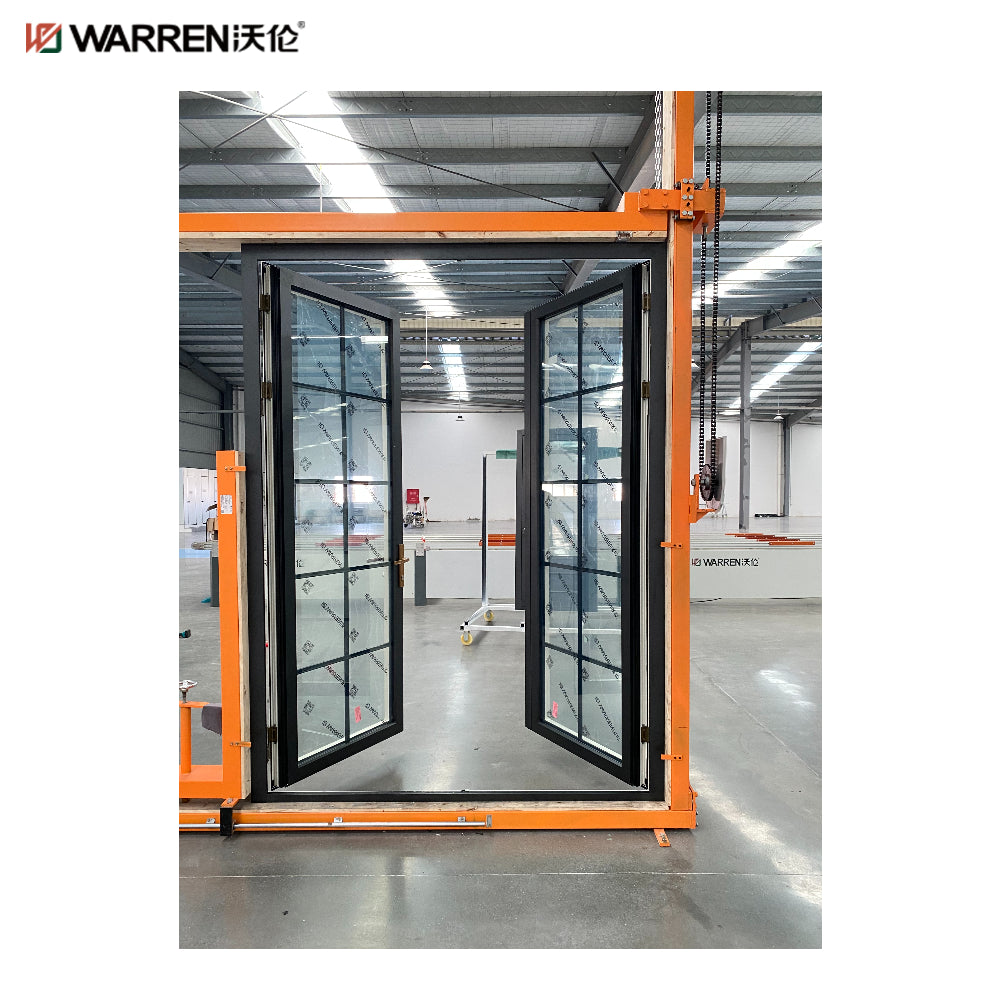 Warren 36 inch Interior Double French Doors With Indoor Glass Double Doors