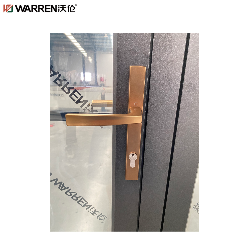 Warren 72x76 Glass Indoor French Doors With Narrow Double Doors Interior