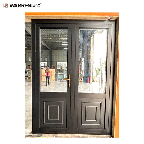 Warren 36 inch Interior Double French Doors With Indoor Glass Double Doors