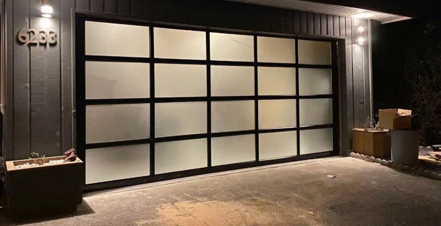 40 Series Aluminum glass garage door