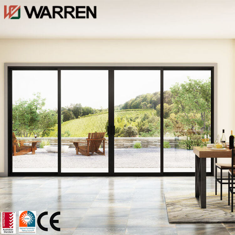 Warren 120x80 patio door aluminum bathroom sliding glass door