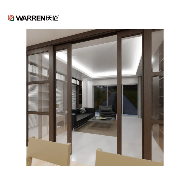 Warren 96x80 sliding door smart door lock for aluminum sliding glass patio door
