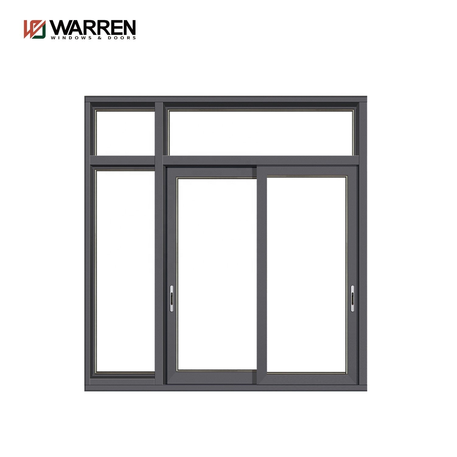Warren Wholesale Sliding Sash Windows Triple Glazed Window Black Color window