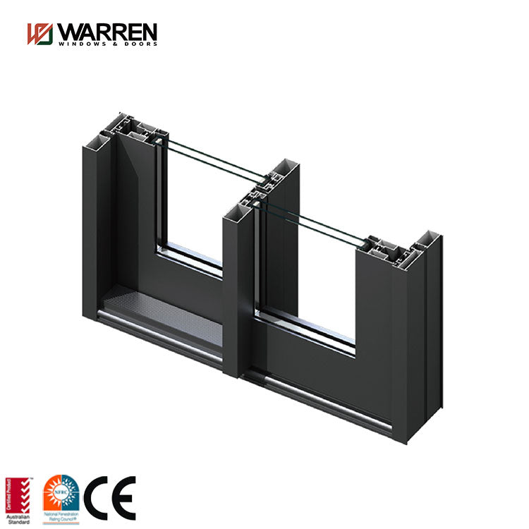 Warren 96x80 sliding door smart door lock for aluminum sliding glass patio door
