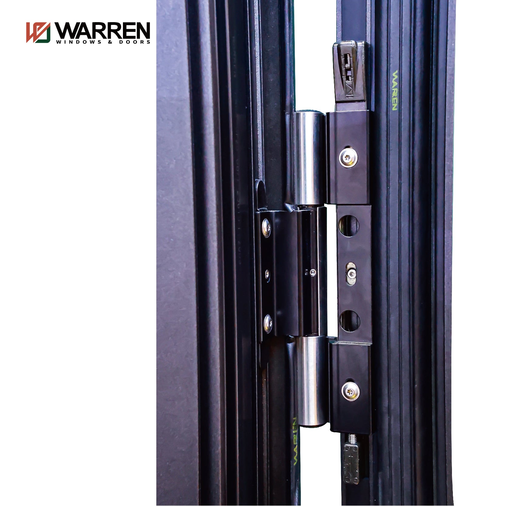 Warren 96x96 sliding door automatic aluminum noiseless sliding patio door system