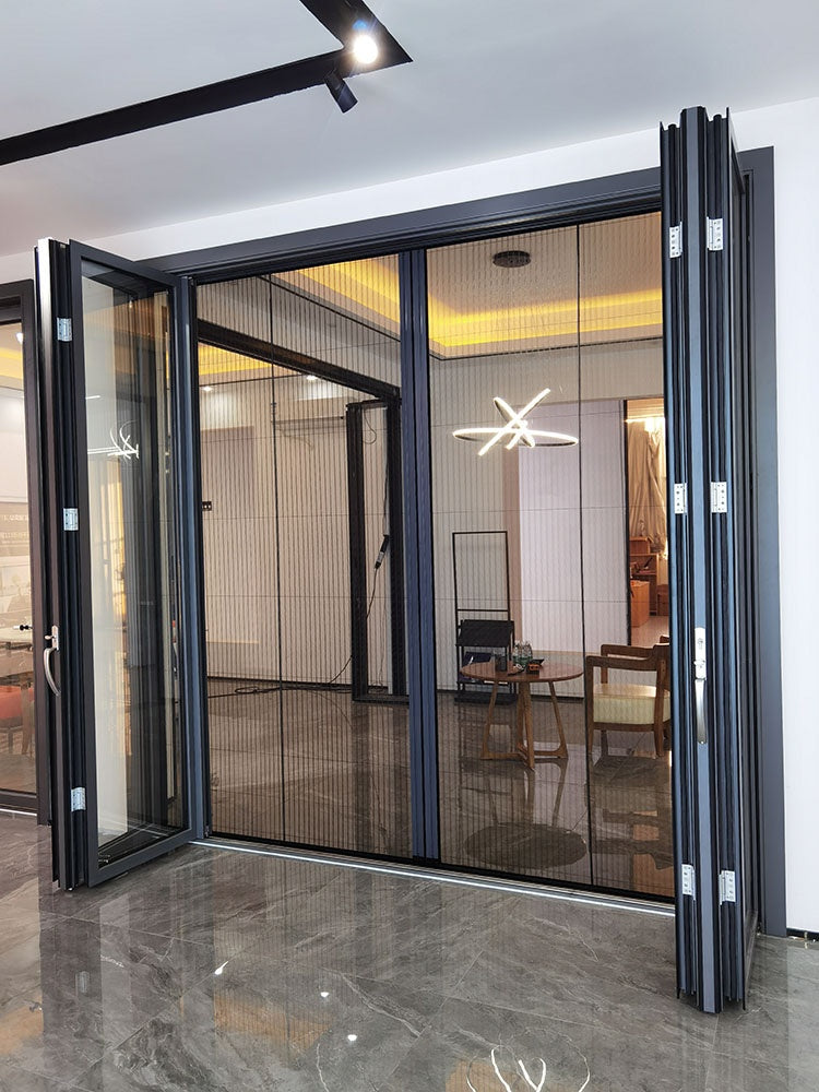 Warren aluminum bifold doors horizontal folding doors sound proof accordion doors