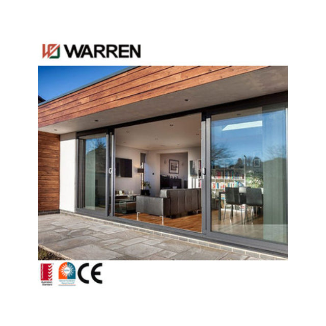 Warren 96x80 sliding door smart door lock for aluminum sliding glass patio door