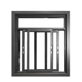 Warren aluminum profile sliding door 96x80 glass door double glass door factory price