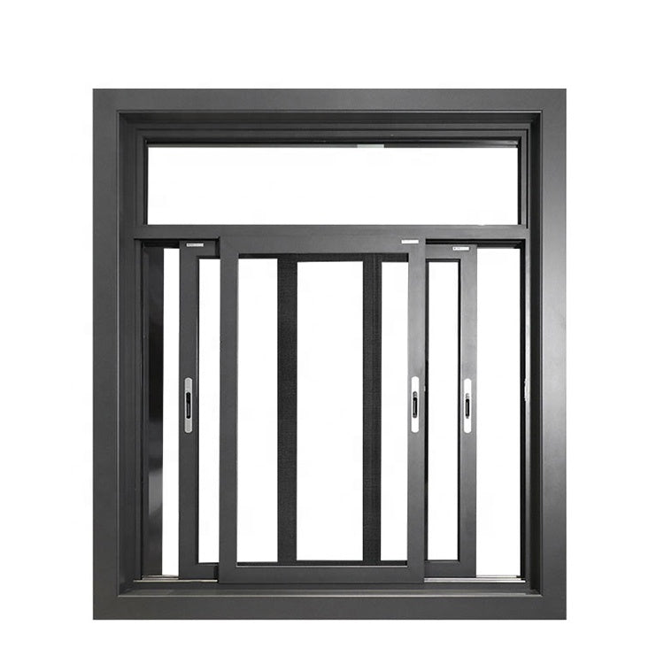 Warren aluminum profile sliding door 96x80 glass door double glass door factory price