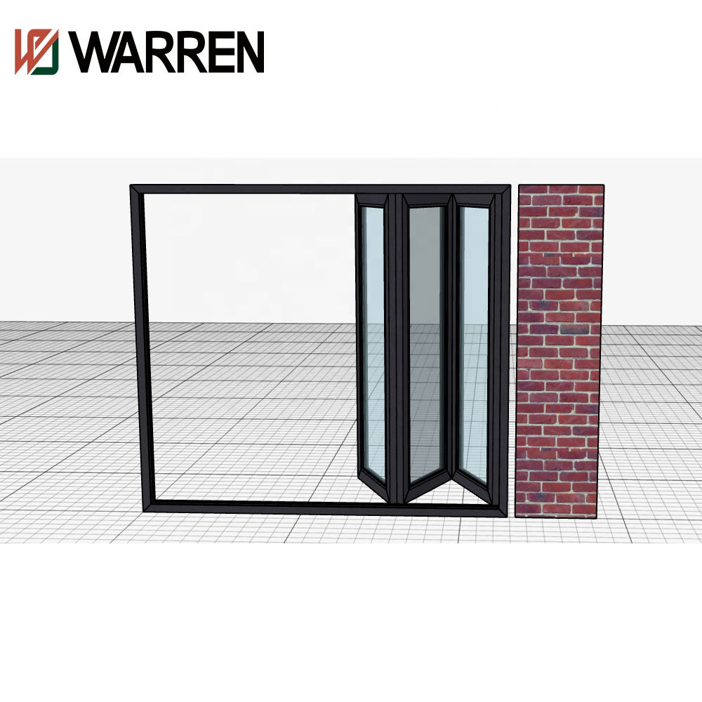 Warren vertical folding windows and doors aluminum picture doors sound proof accordion doors