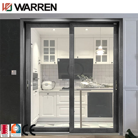 Warren 144x96 exterior slide door automatic door sliding system slide