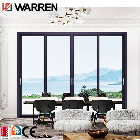 Warren 120x96 aluminum windows balcony slide door exterior slide door