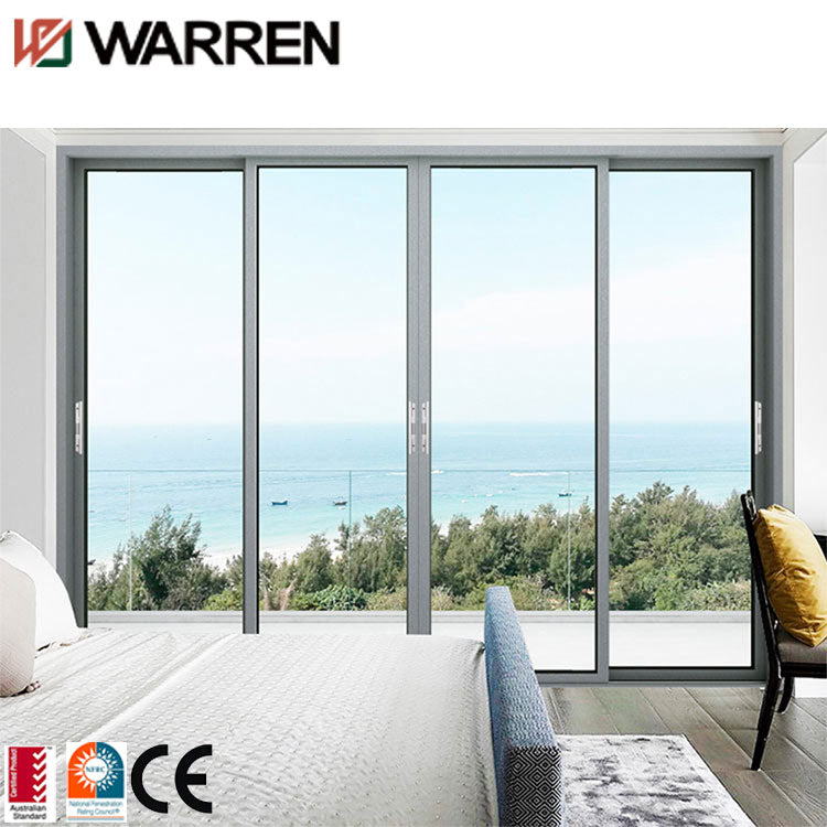 Warren 120x96 aluminum windows balcony slide door exterior slide door