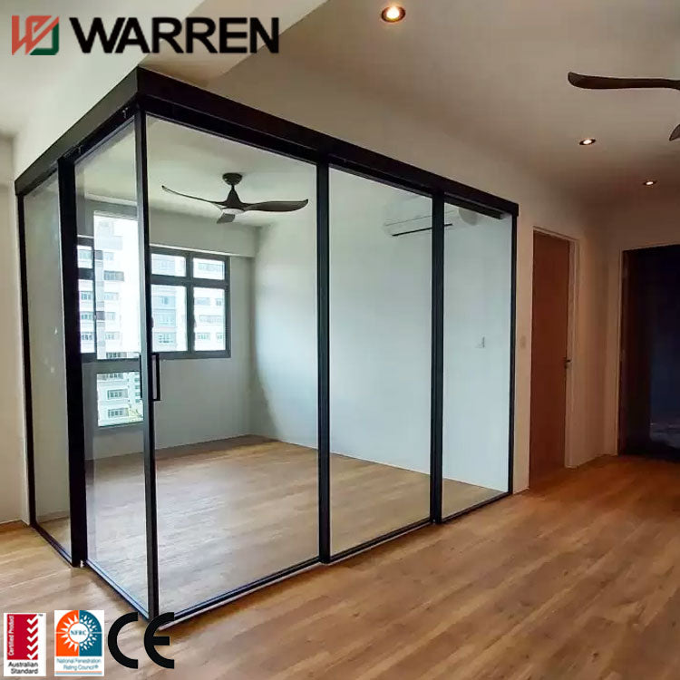 Warren 144x96 exterior slide door automatic door sliding system slide