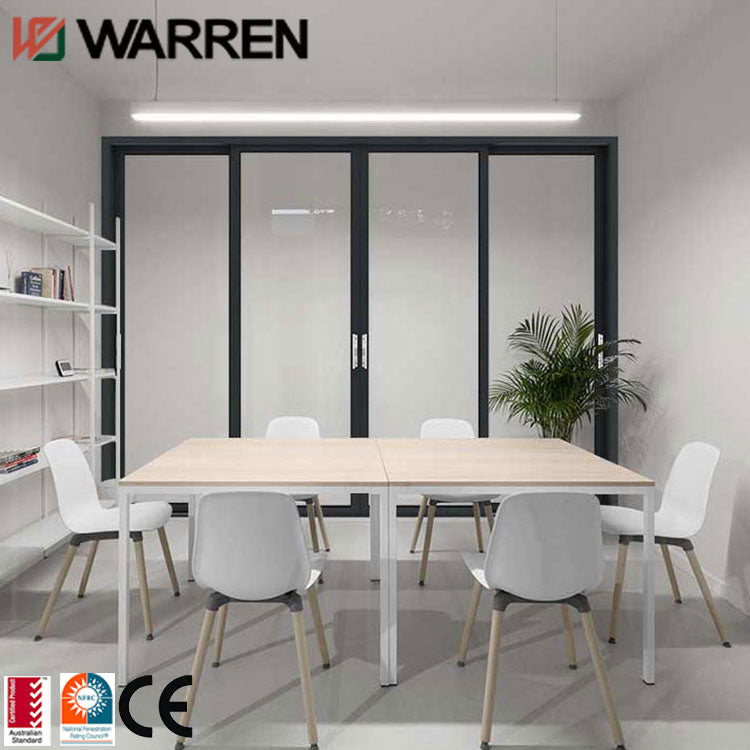 Warren 144x96 exterior slide door automatic door sliding system slide