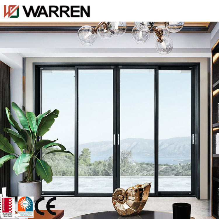 Warren 144x96 exterior slide door automatic door sliding system slide