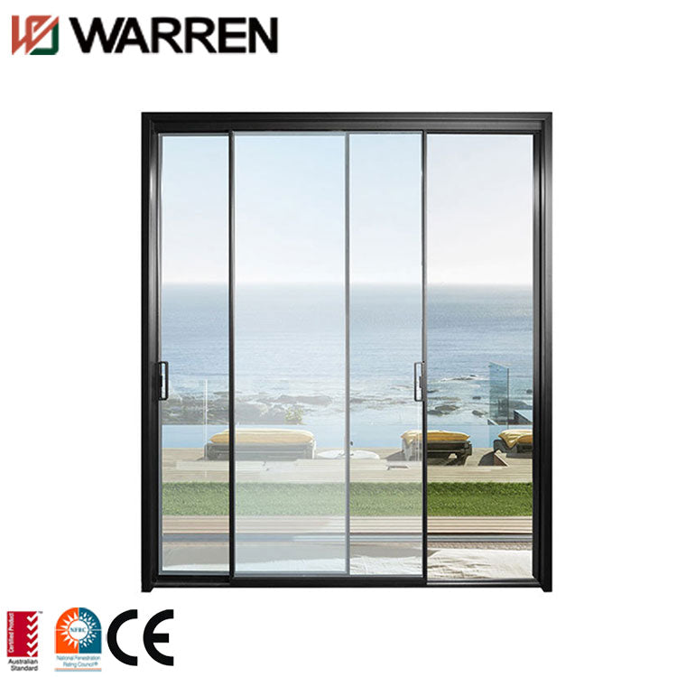 Warren 144x96 exterior slide door automatic door sliding system slide