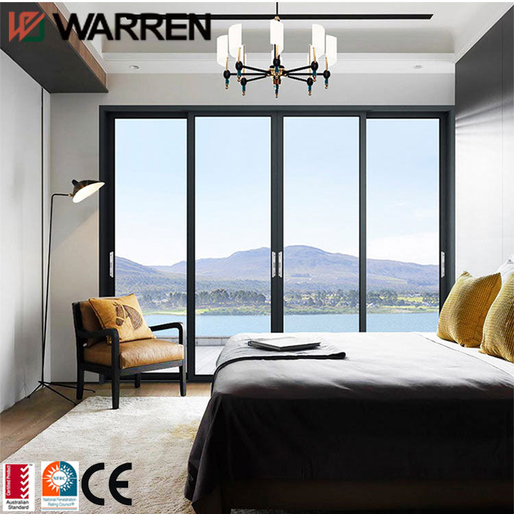 Warren 120x96 aluminum windows balcony slide door exterior slide door